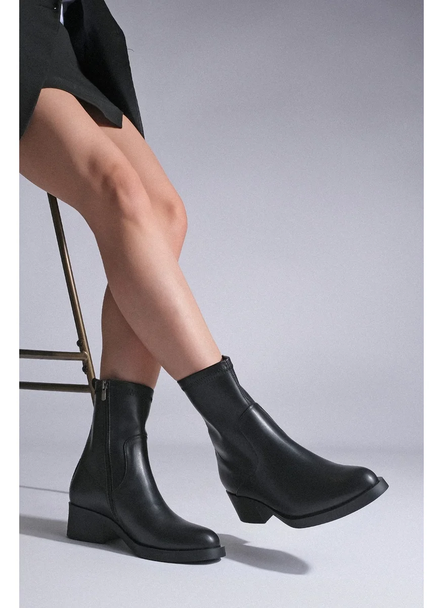 مارجين Women's Zippered Casual Boots Befor
