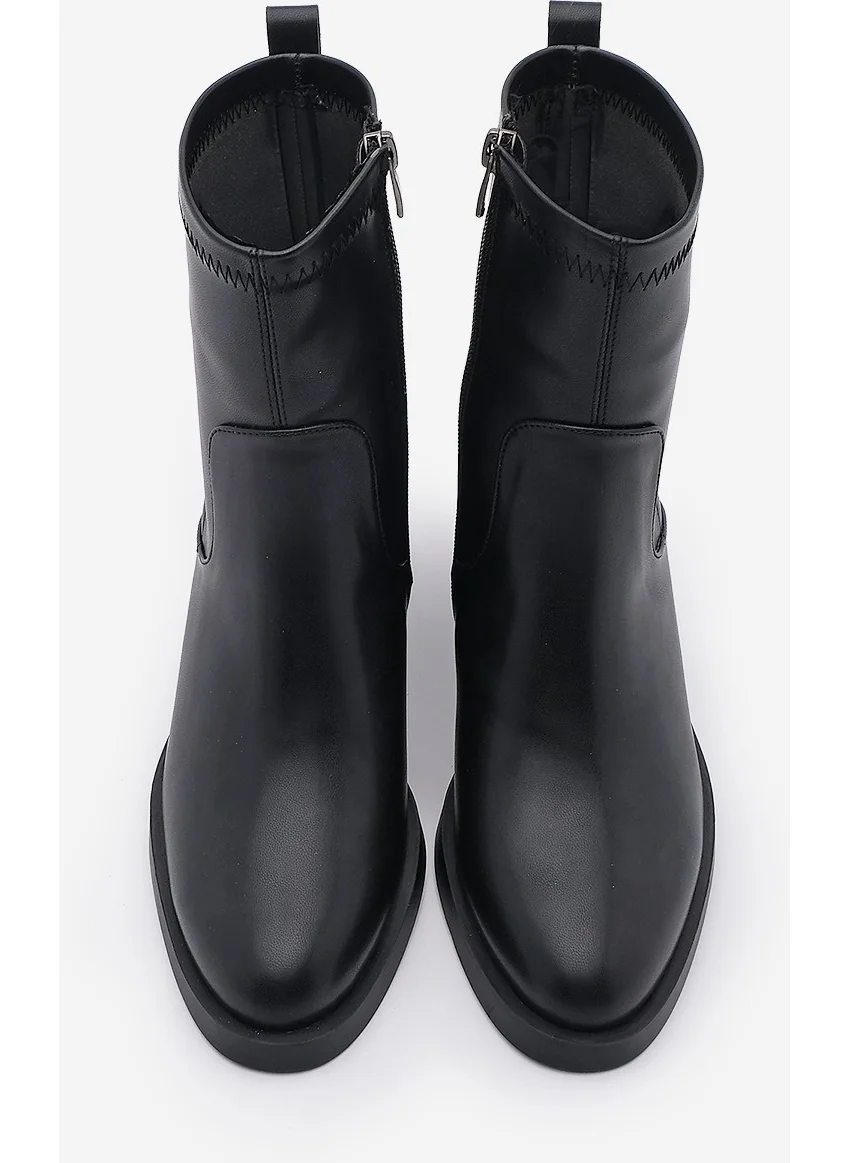 مارجين Women's Zippered Casual Boots Befor