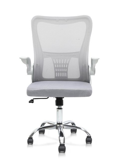 Modern Design Mesh Chair With Steel Metal Frame Waiting Room Chair For Home Office And Hospital MH 128-White