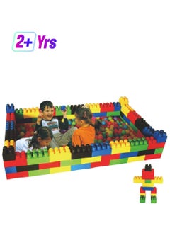 RBW Toys Jumbo Blocks Building Sets Colorful Interlocking Blocks Set in Puzzle Games,Jumbo Building Blocks Set includes 50 durable plastic blocks in 4 different colors RW-16645