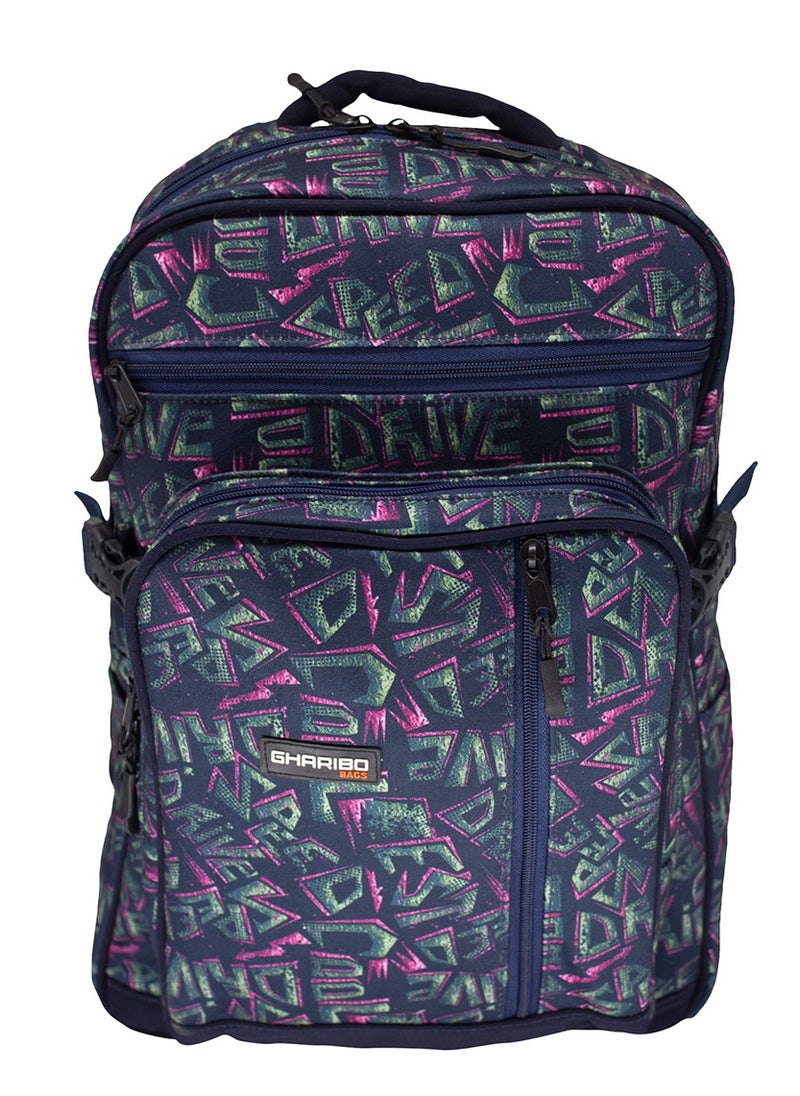 Gharibo Bags - School backpack model 31 Letters - Image 1