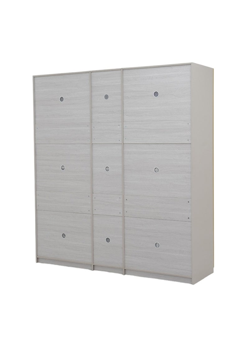 ROYALOAK - Royaloak Phoenix 5 Door Wardrobe – MDF – High-Gloss Finish – Modern & Durable – Freestanding - Image 1