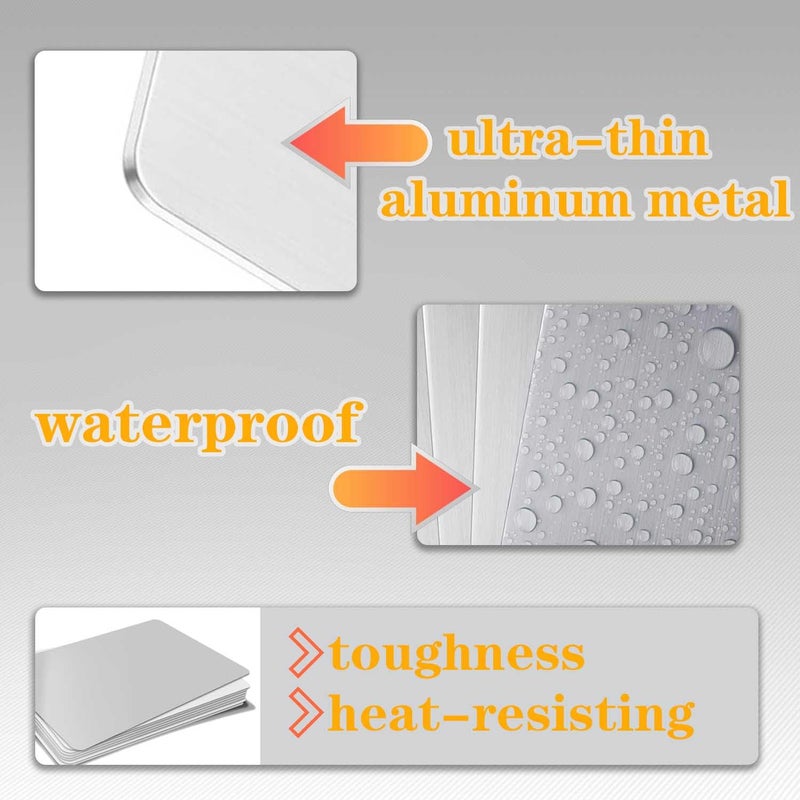 Knypeth 50 Pcs Sublimation Business Cards Blanks,Can Transfer Any Picture and Text in the Computer on them.86 x 54 mm(0.24mm Thickness) - Image 3
