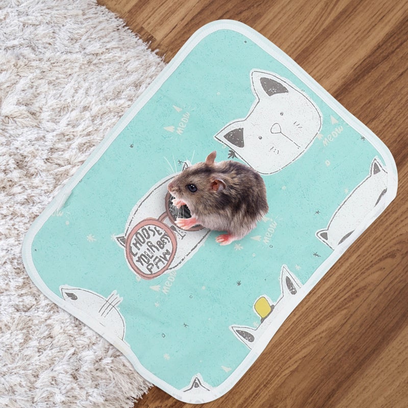 🐾 مفارش قفص فروية صغيرة لحيوانات أليفة سرير هامستر داخلي 35x0 10 سم 6 قطع - Image 4