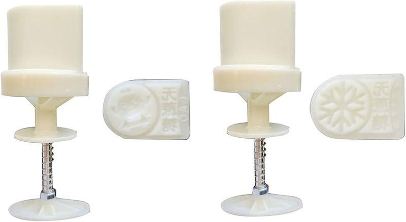 Sugar Free Bean Curd Cookie Stamps Snowflake Bean Doll Mold Hand Press Tool - Image 3