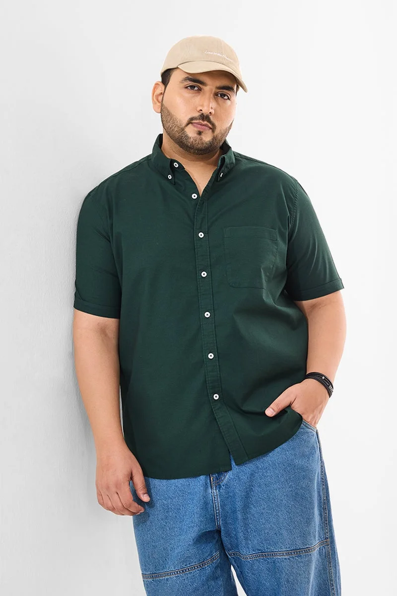 سنيتش قميص مقاس كبير بقصة عادية مطاطي