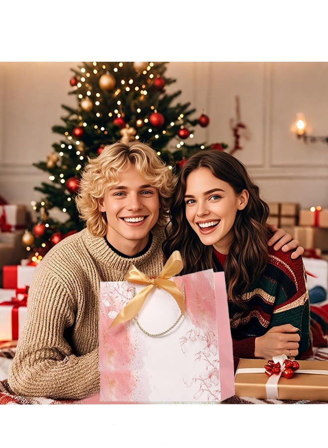 Lemon 4 Pack 11" Gift Bags Medium Size, Includes Tissue Paper & Cards, Reusable Cardboard Gift Bags with handles for Birthday, Party, Baby Shower, Wedding, Bridal Shower, Anniversary 11in×7.8in×3.9in - Image 5