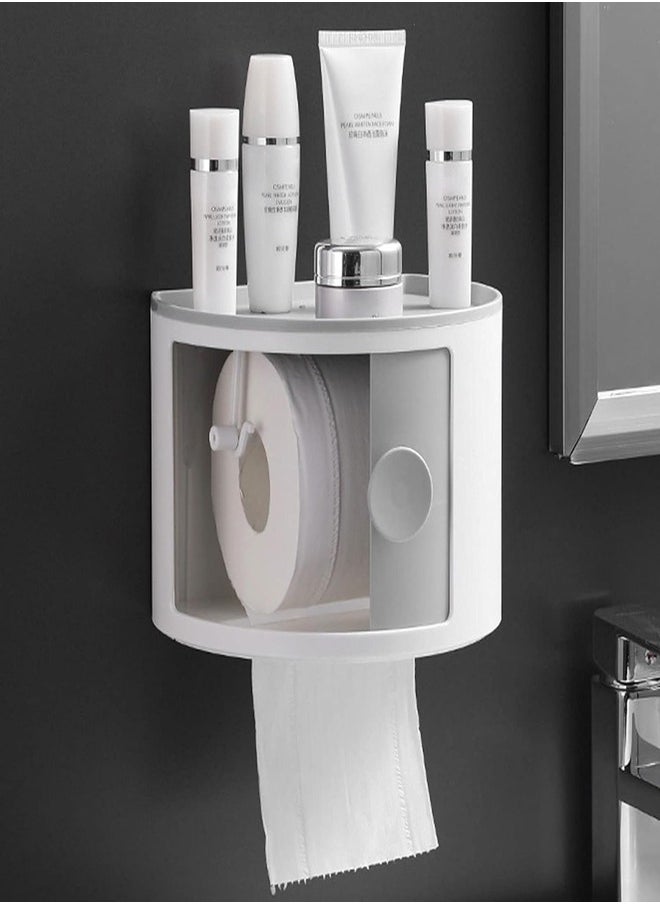 Generic - Tissue box Holder Wall Mounted ,Waterproof ,PVC Multifunctional,Paper Towel Box,Tissue Paper Dispenser for Kitchen, Bedroom, Restaurant - Image 1