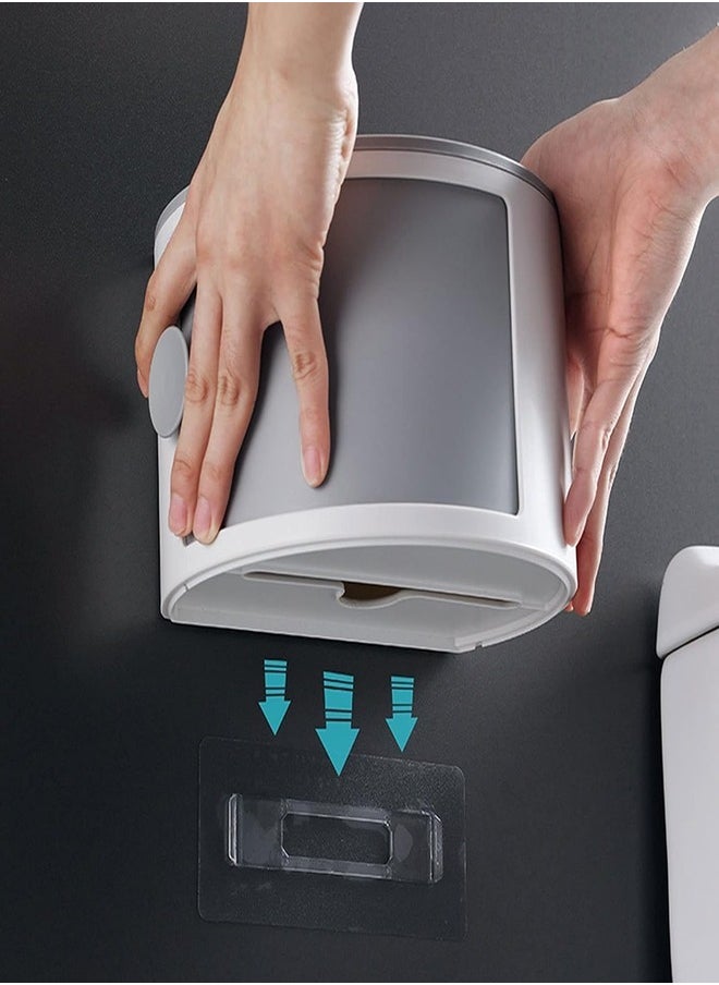 Generic - Tissue box Holder Wall Mounted ,Waterproof ,PVC Multifunctional,Paper Towel Box,Tissue Paper Dispenser for Kitchen, Bedroom, Restaurant - Image 1