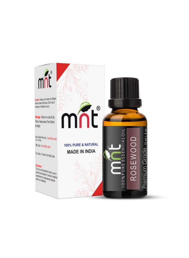 MNT Rosewood Essential Oil 100% Pure Natural & Therapeutic Grade For Aromatherapy Skin Acne & Hair Growth (15Ml) - Image 2