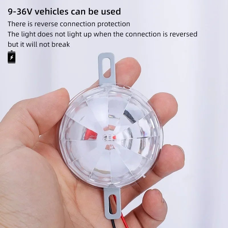 Anti Tailgating Car Chassis Lights Electric Car Motorcycle Car Anti-fog Lights 18 Modes Switching Prevent Rear-end Collision - Image 3