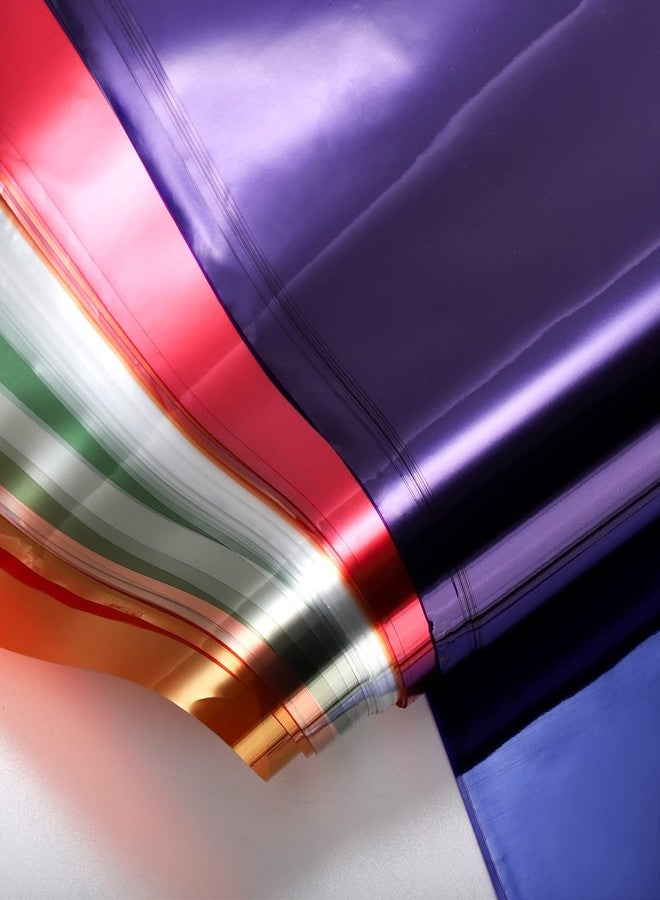 Dicunoy 240 PCS 12" Colored Cellophane Sheets, Large Cello Sheets, Colorful Plastic Cellophane Wrap Transparency Film Sheets for Easter Eggs, Candy, Arts Crafts, Science, Scrapbooks Albums - Image 3