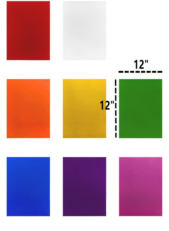 Dicunoy 240 PCS 12" Colored Cellophane Sheets, Large Cello Sheets, Colorful Plastic Cellophane Wrap Transparency Film Sheets for Easter Eggs, Candy, Arts Crafts, Science, Scrapbooks Albums - Image 2