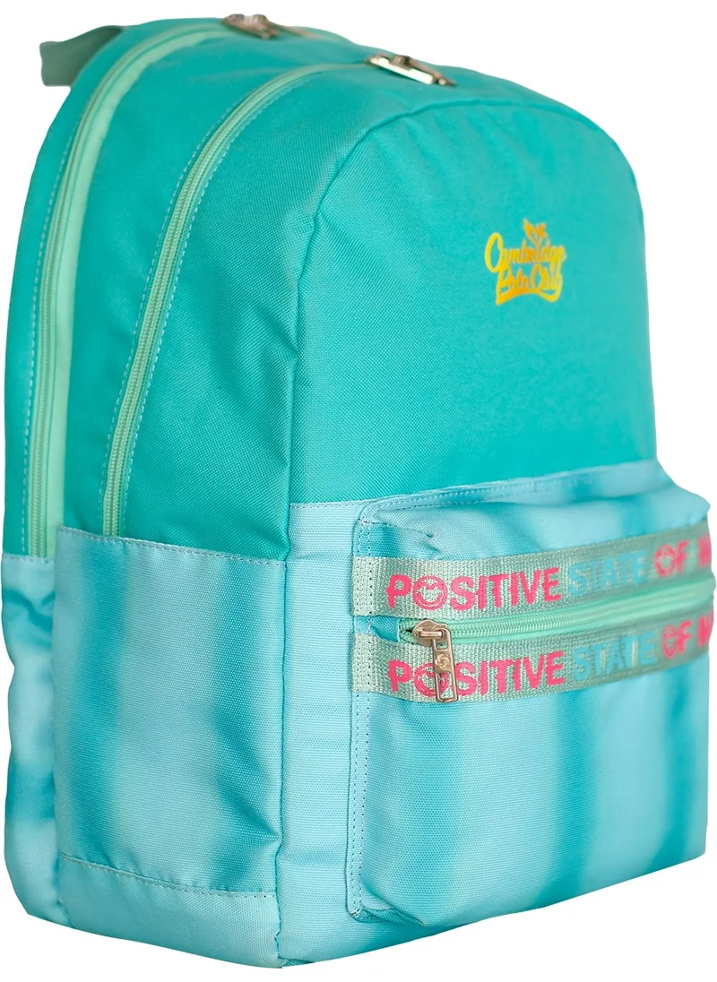 Cambridge Polo Club Positive State Girls' Primary School Bag with Front Pocket