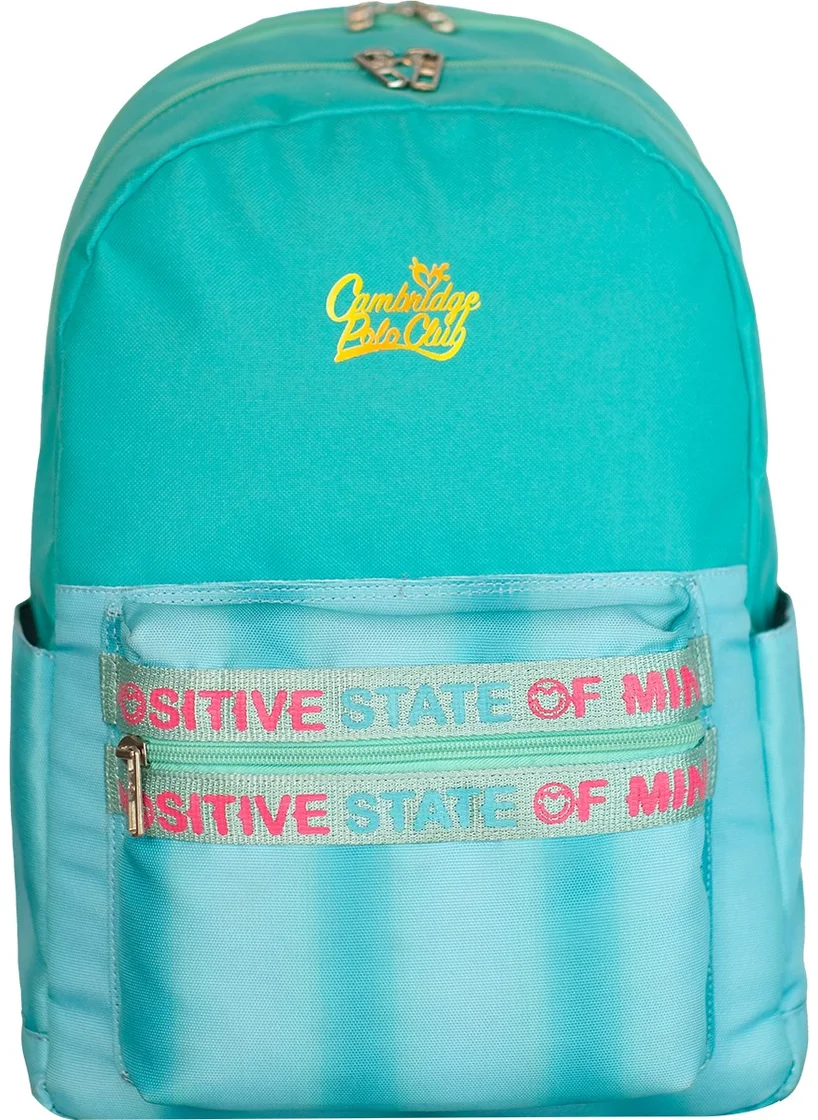 Cambridge Polo Club Positive State Girls' Primary School Bag with Front Pocket