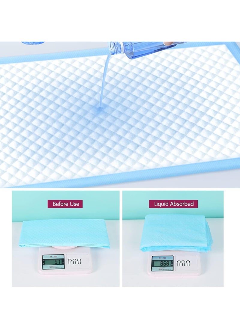 إي سي في في وسادات بول مانعة للتسرب للاستخدام مرة واحدة، عبوة من 40 قطعة، وسادات تدريب سريعة الجفاف فائقة الامتصاص للحيوانات الأليفة مع 7 طبقات للاستخدام في المرحاض والتدريب - 60 × 60 سم - Image 3