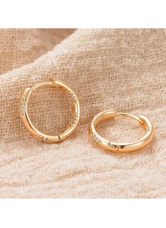 Mevecco Women Huggie Earrings Gold Hoop Sleeper 14K Gold Filled Small Simple Handmade Hypoallergenic Everyday Jewelry  - Image 5
