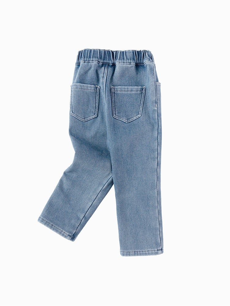 بالابالا بنطلون جينز برقعة صغيرة للبنات - Image 2