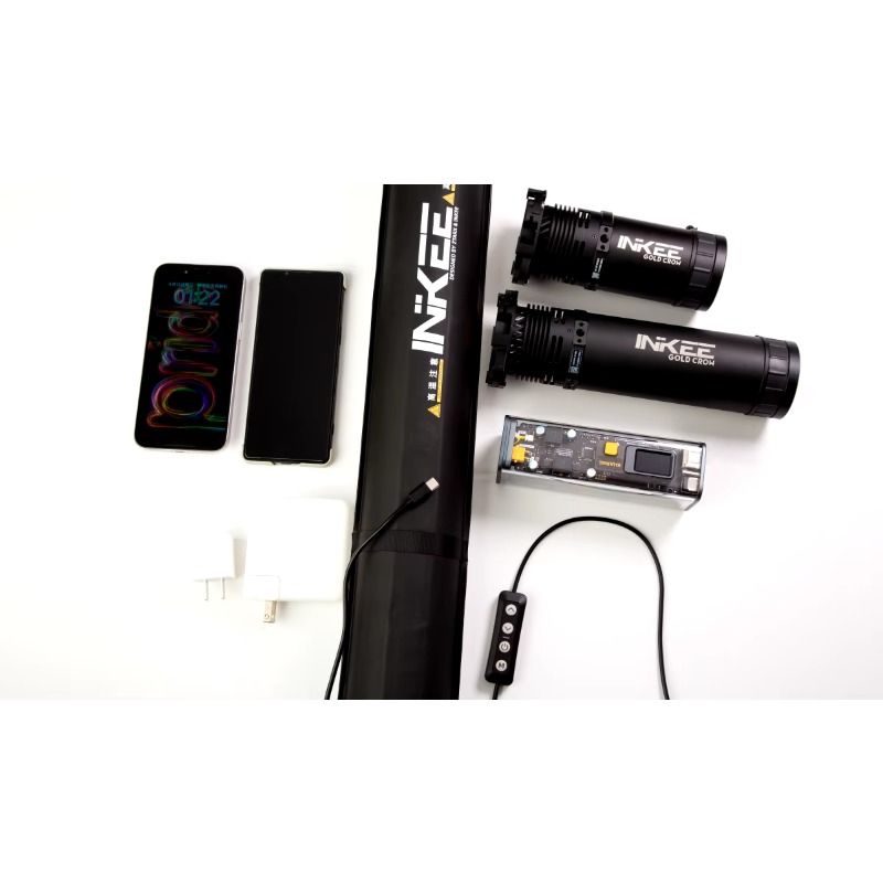 Inkee Gca20u 20W USB Inflatable Tube Light, Magnetic Bi-Color LED Lamp, Portable Outdoor Photography Video Fill Light - Image 2