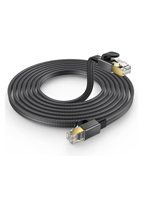 1m Cat 8 Ethernet Cable Black