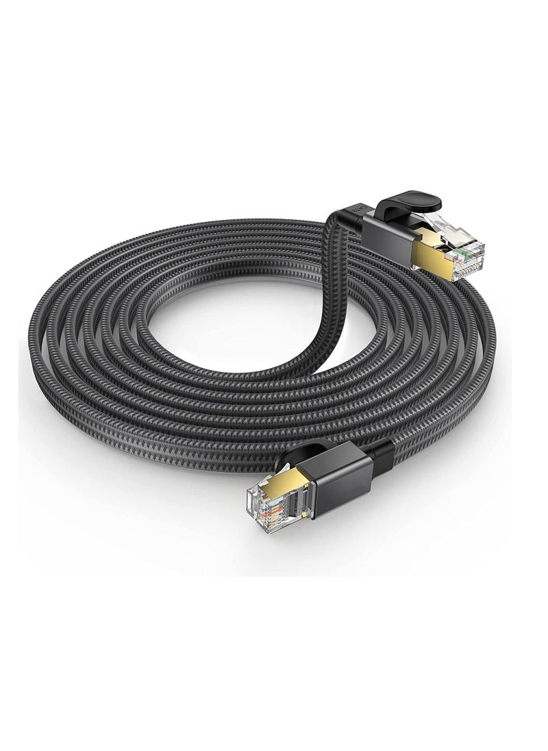 1m Cat 8 Ethernet Cable Black