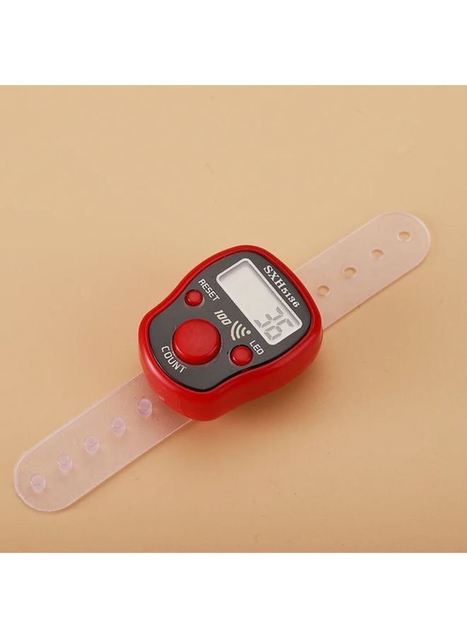 عداد بشاشة LED حمراء زاهية بثلاثة أزرار لتتبع لعبة جرد المستودعات - Image 1