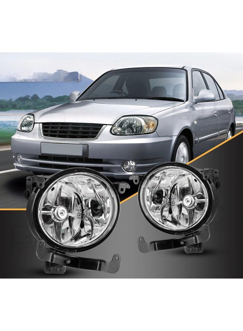 (طقم 2 قطعة) مصابيح ضباب فيرنا – مصابيح هالوجين، مقاومة للماء والغبار، متوافقة مع موديلات 2003-2013 - Image 1