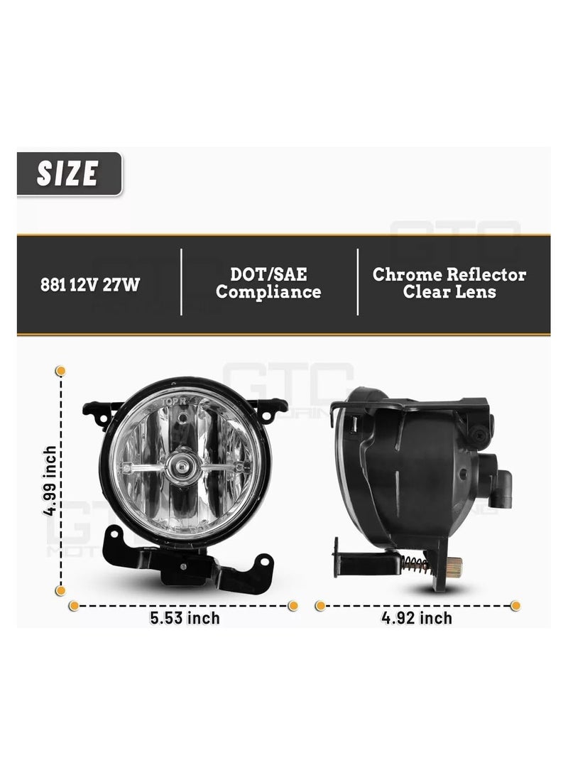 (طقم 2 قطعة) مصابيح ضباب فيرنا – مصابيح هالوجين، مقاومة للماء والغبار، متوافقة مع موديلات 2003-2013 - Image 4