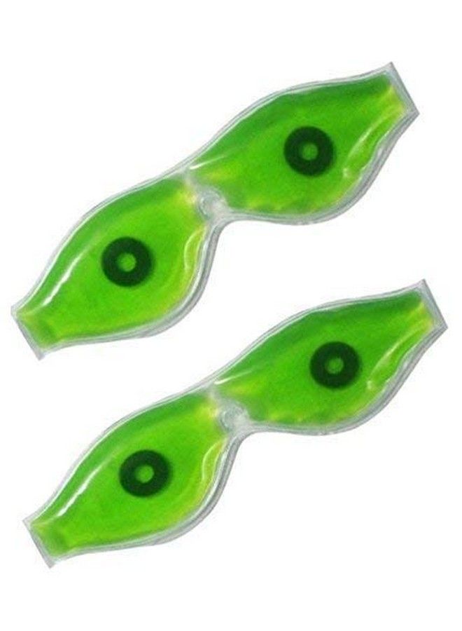 Neev Enterprise (Pack Of 2 Pc) Aloe Vera Cool Gel Eye Mask Summer Ice Cooling Sleeping Mask For Eye Patches Remove Dark Circles Fatigue Cool Eyes Patch Pads Eye Care (2 Pc)  - Image 2