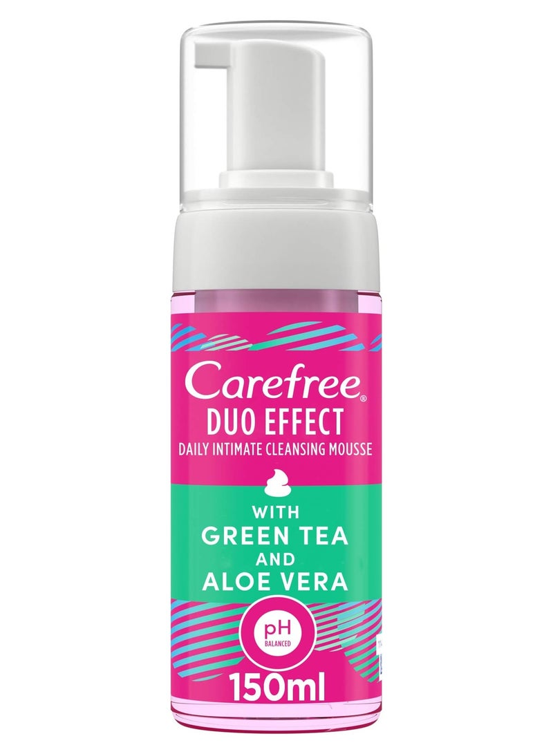 Carefree Daily Intimate Cleansing Mousse Duo Effect With 150ml - Image 1