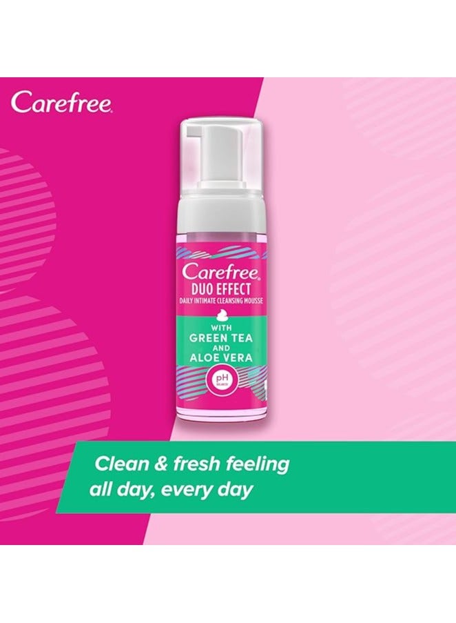 Carefree Daily Intimate Cleansing Mousse Duo Effect With 150ml - Image 2
