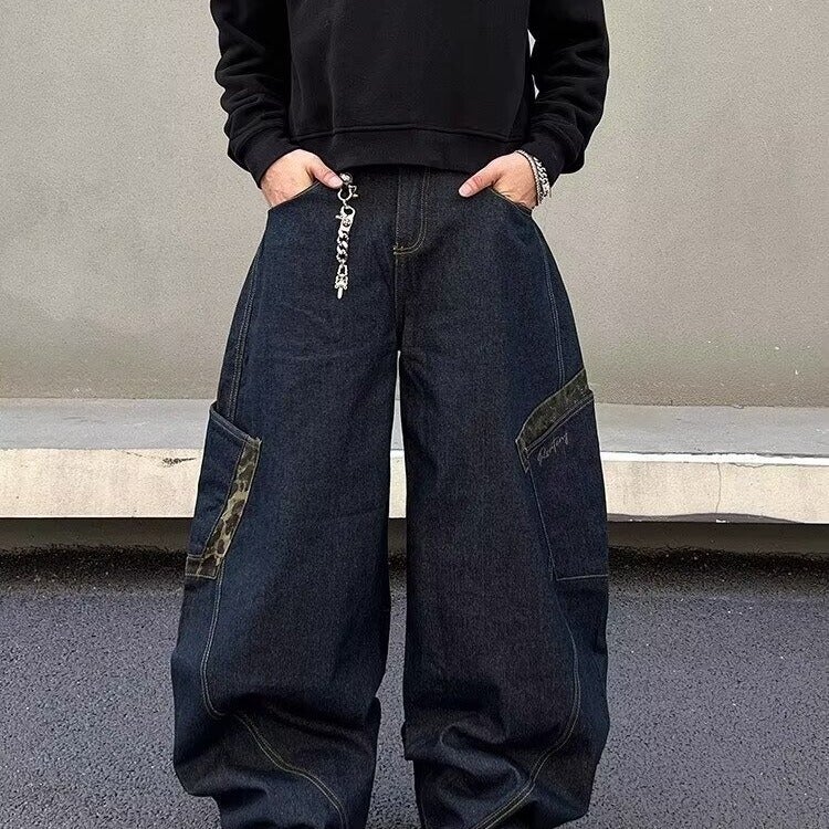 Unisex Casual Daily Denim Jeans - Image 4