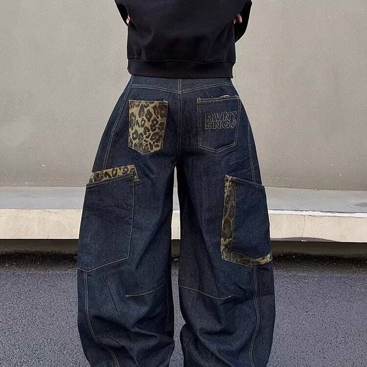 Unisex Casual Daily Denim Jeans - Image 3