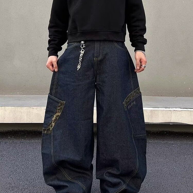 Unisex Casual Daily Denim Jeans - Image 5