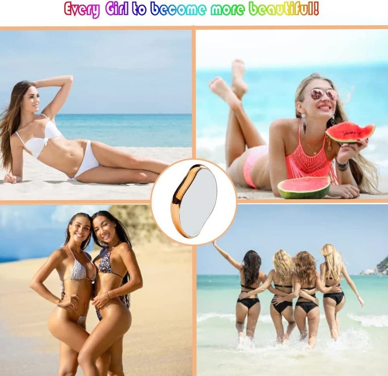 Deoxys Crystal Hair Eraser, Crystal Hair Remover for Women and Men, Painless Exfoliation Hair Removal Tool for Arms Legs Back - Fast & Easy - Image 5