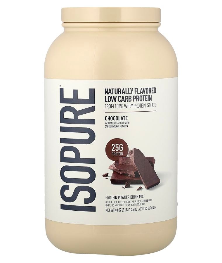 Isopure Low Carb Protein Powder Chocolate 3 lb (1.36 kg)