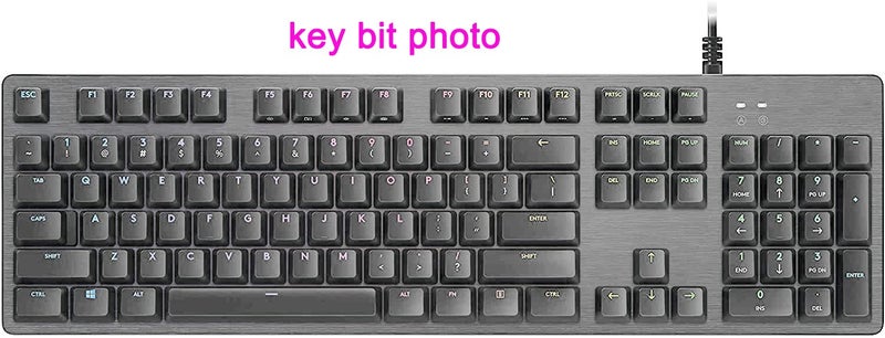 UHamn Silicone Keyboard Skin Cover Compatible for Logitech G810 G610 Orion Mechanical Gaming Keyboard, Logitech G213 Prodigy & G512 & G512 SE & G413 & K840 Gaming Keyboard (Clear) - Image 2