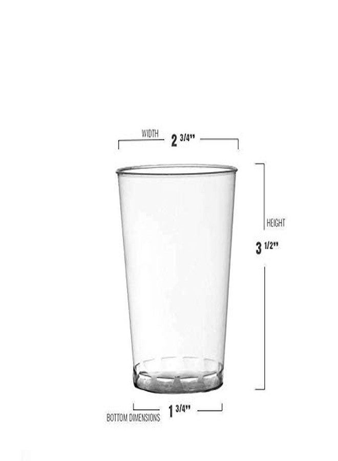 Kaya Clear Round Plastic Cups (7 oz., Pack of 20) - Premium Quality Party Cups - Perfect for Celebrations, Gatherings, or Home Dining - Image 3