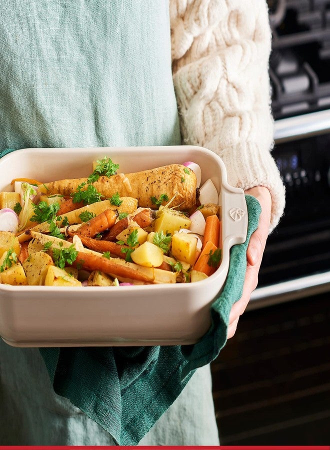 Peugeot Appolia, 32cm Rectangular Baking Dish, 10.2 x 7.9 x 2.6 inch interior, Ecru - Image 3