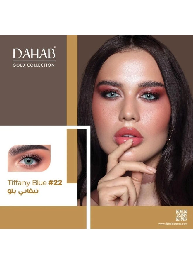 Dahab contact lenses, color (Tiffany Blue) #22, for daily use - Image 2