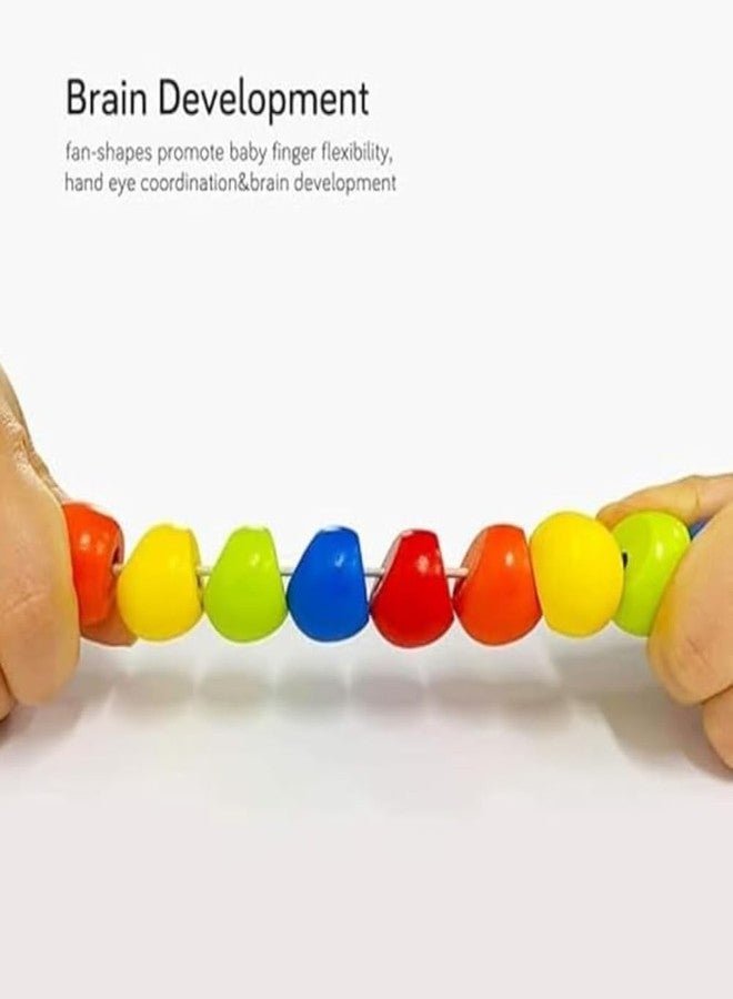 SubiMouIQ Baby Activities 6 to 12 Months, 12-18 Months, 3-6 Months Developmental, Tummy Time Crawling Toys - Infant - Caterpillar Twisting Baby Boy and Girl Toys ((Rainbow) (1) - Image 4