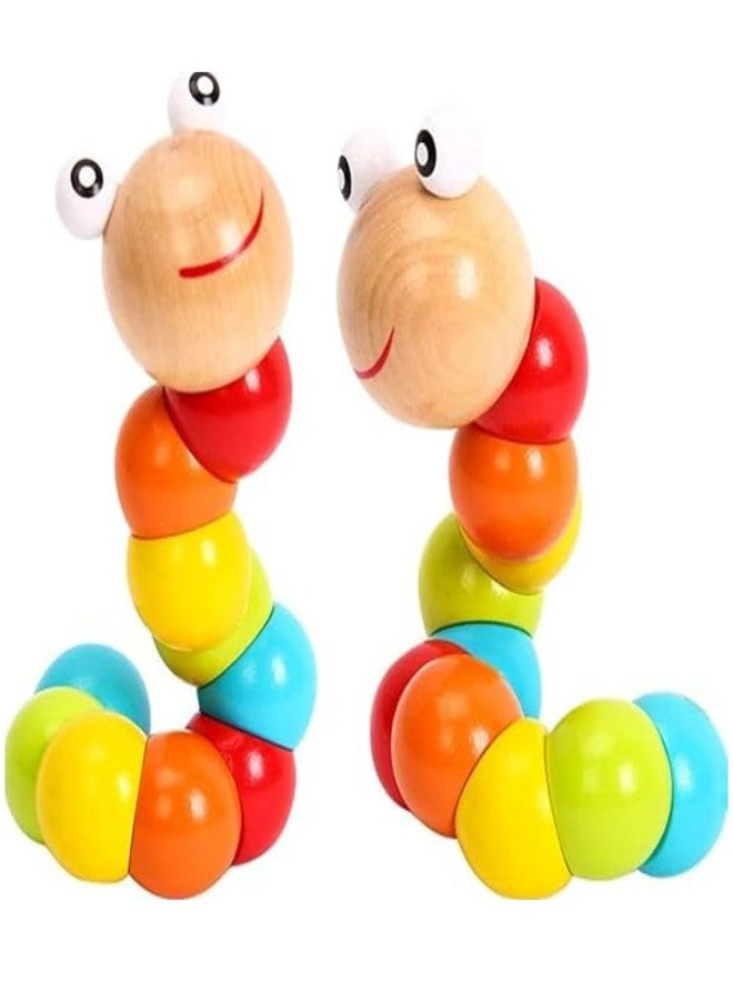SubiMouIQ Baby Activities 6 to 12 Months, 12-18 Months, 3-6 Months Developmental, Tummy Time Crawling Toys - Infant - Caterpillar Twisting Baby Boy and Girl Toys ((Rainbow) (1) - Image 1