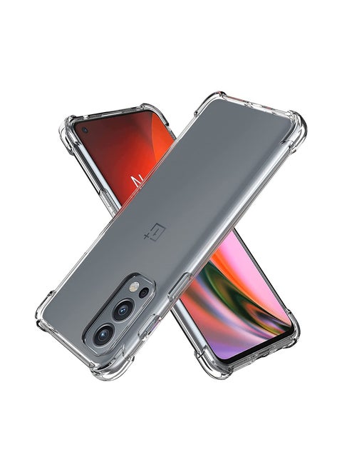 Case for OnePlus Nord 2 5G Case Cover Back Air Cushion Soft Silicone Shockproof Protective Bumper Shell Corner,