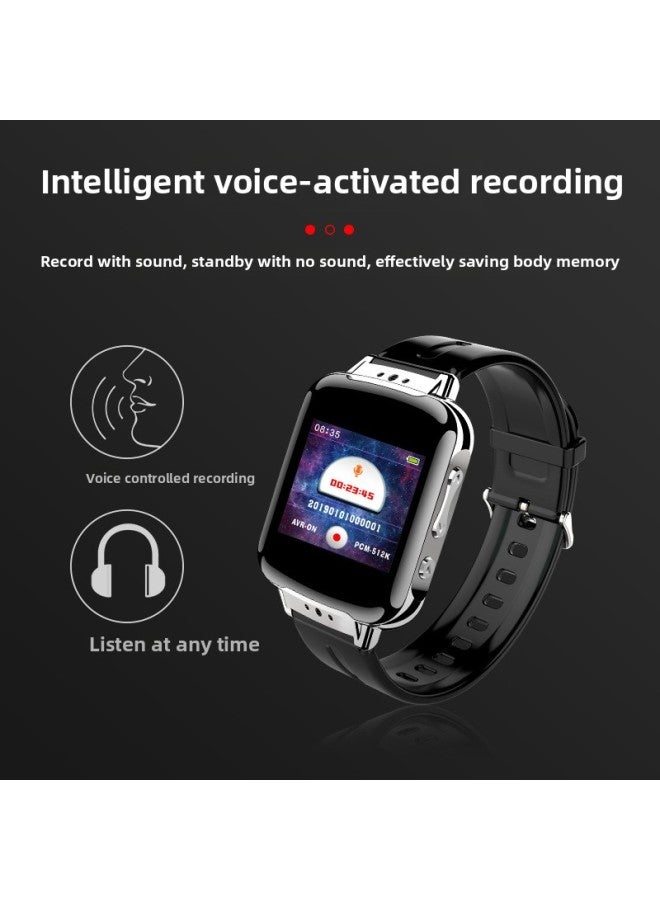 Watch Novels And Listen To Music Player Mp3 Watch Button Color Screen Bluetooth Recording Pen Mp3 Watch Bracelet Wholesale-Body Color:silver Gray-memory Capacity:32GB  - Image 3