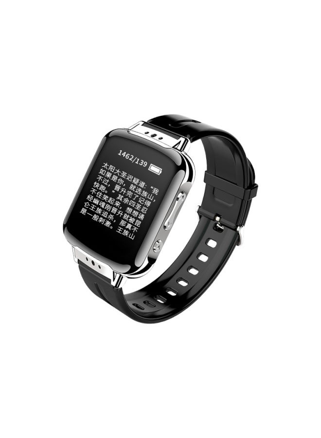 Watch Novels And Listen To Music Player Mp3 Watch Button Color Screen Bluetooth Recording Pen Mp3 Watch Bracelet Wholesale-Body Color:silver Gray-memory Capacity:32GB  - Image 1