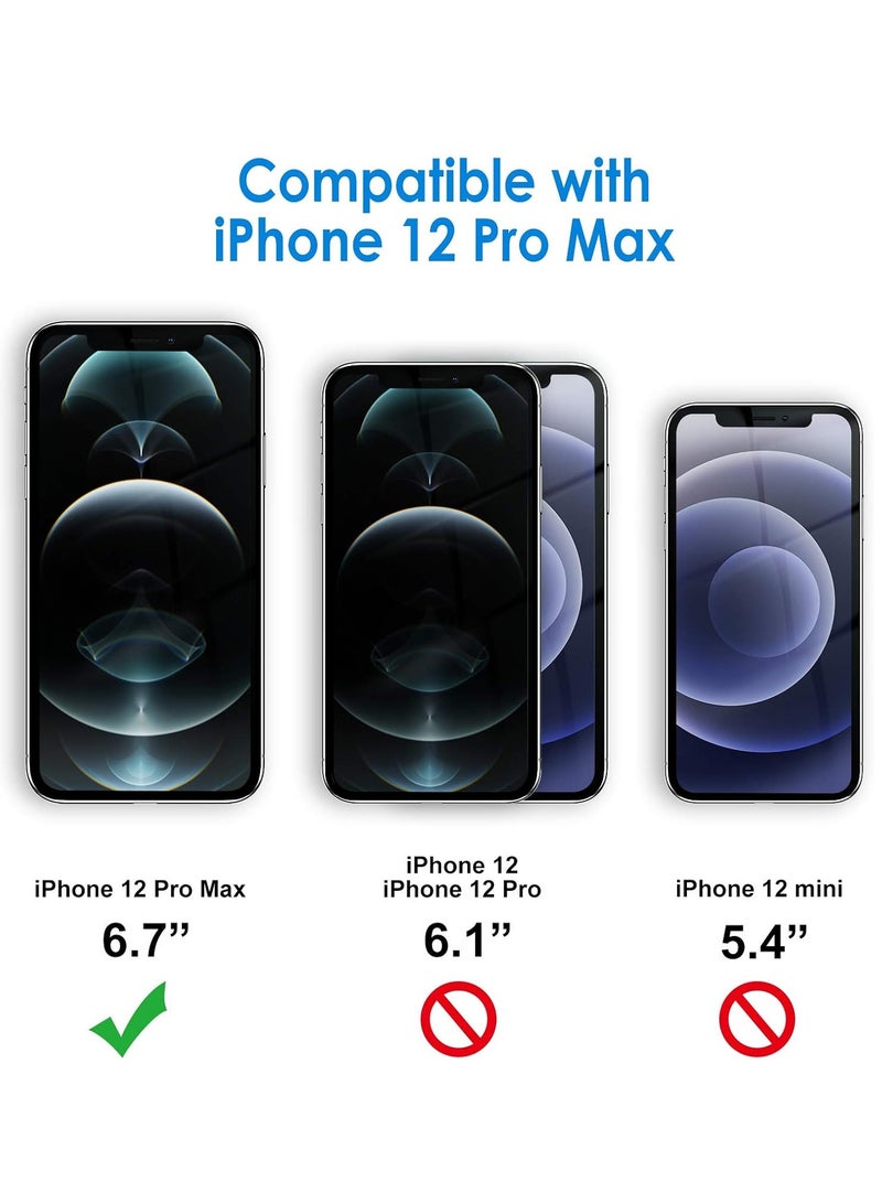 shAyzee iPhone 12 Pro Max Case Transparent Anti Scratch Protective Cover for Apple iPhone 12 Pro Max - Image 2