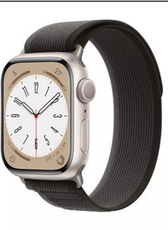 The new Apple Watch bracelet great shape attractive, modern black and gray color size 45