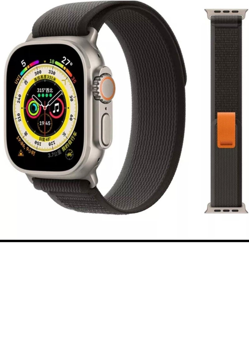 Generic - The new Apple Watch bracelet great shape attractive, modern black and gray color size 45 - Image 1