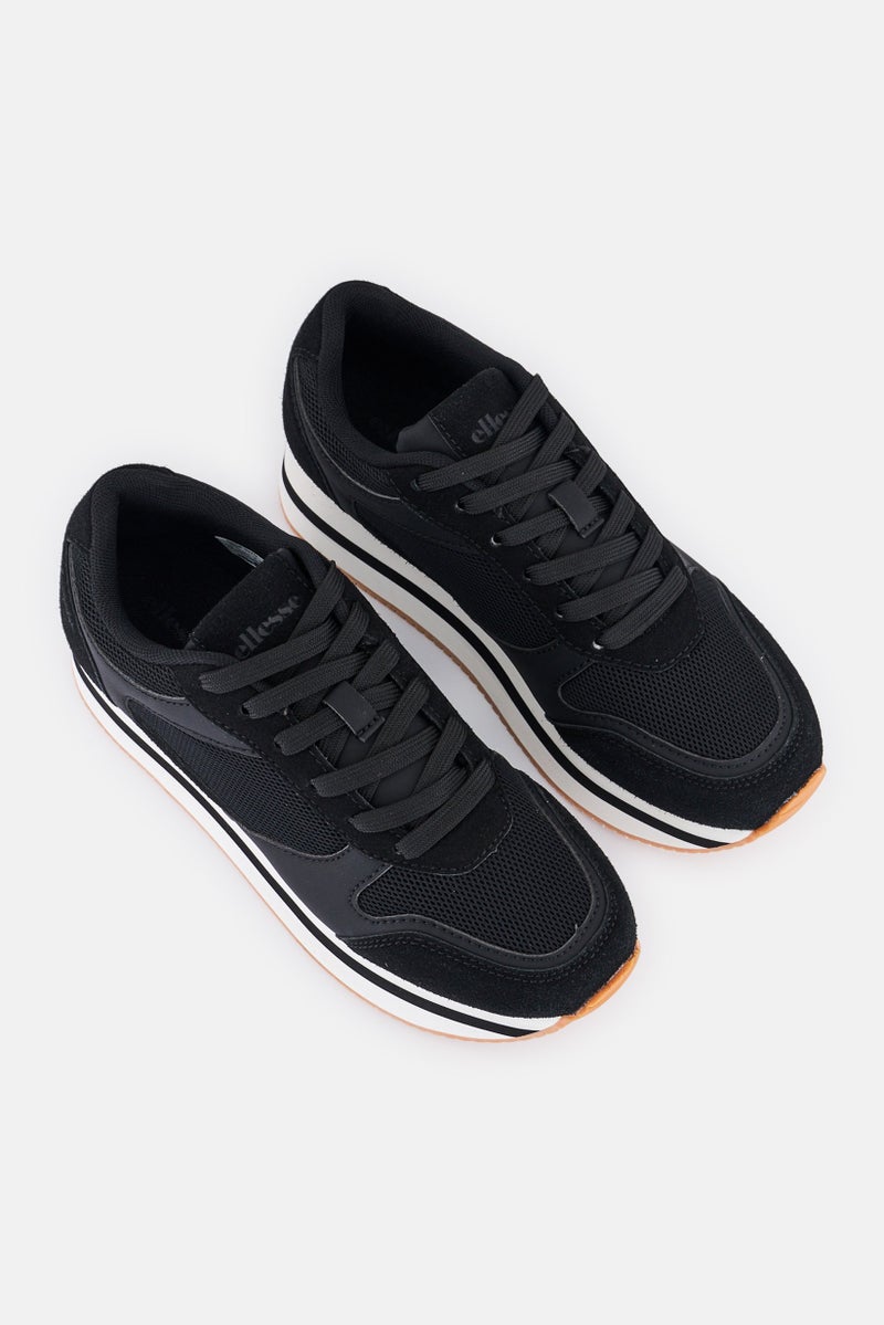 Ellesse Women Lace Up Outdoor Shoes, Black - Image 4