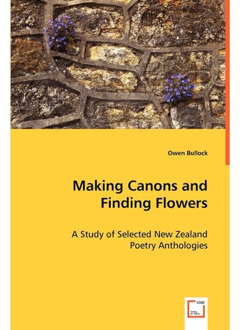 Making Canons and Finding Flowers - A Study of Selected New Zealand - pzsku/ZDF4F9F36180A6FCEB254Z/45/1749123209/ac5ef488-bd3f-4d24-84fd-c022c8088d4c
